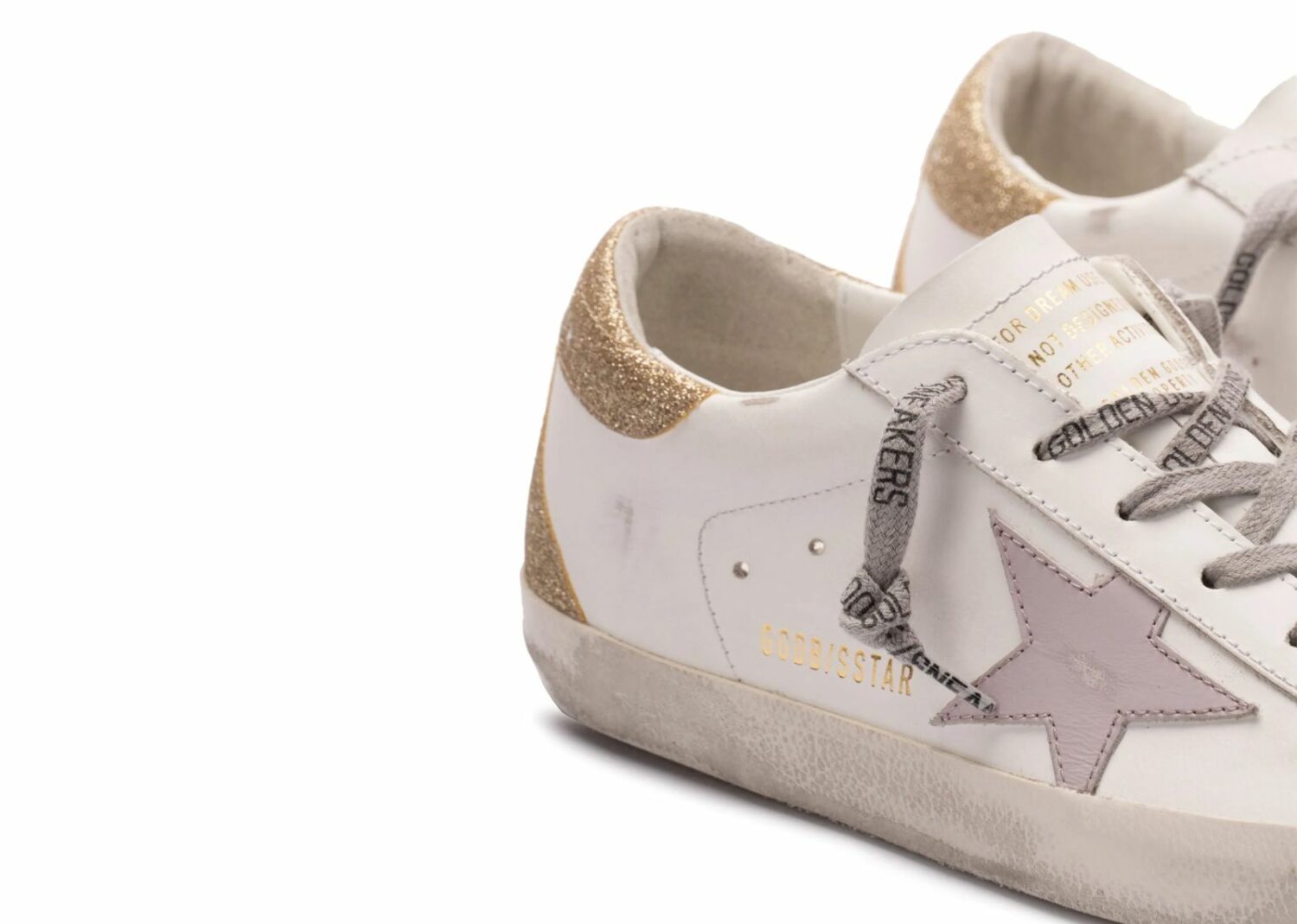 golden goose superstar white lilac platinum (w)