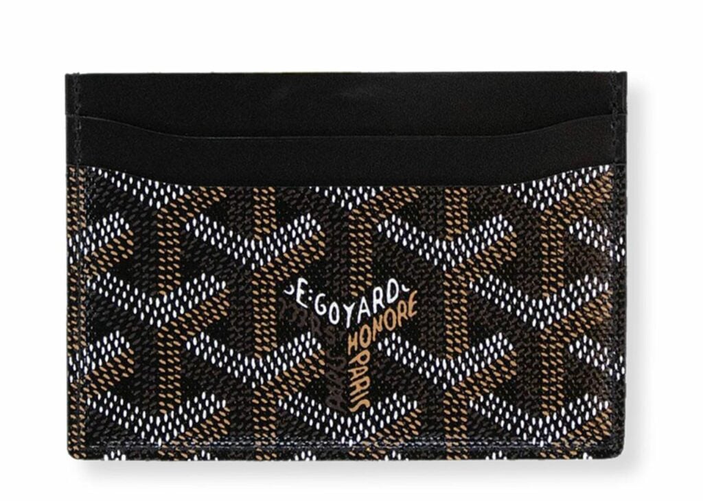 Goyard Saint Sulpice Black Card Holder - STSULPPMLTY01CL01X