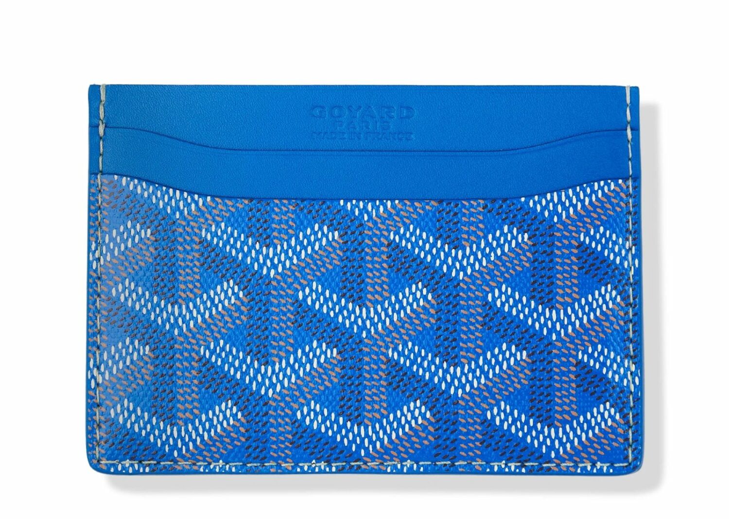 goyard saint sulpice sky blue card holder