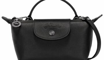 Longchamp Le Pliage Xtra XS Pouch Leather Black