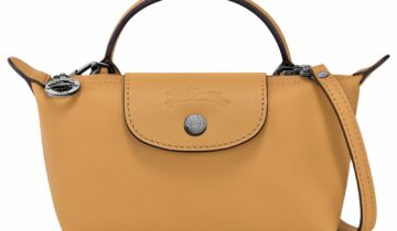 Longchamp Le Pliage Xtra XS Pouch Leather Honey