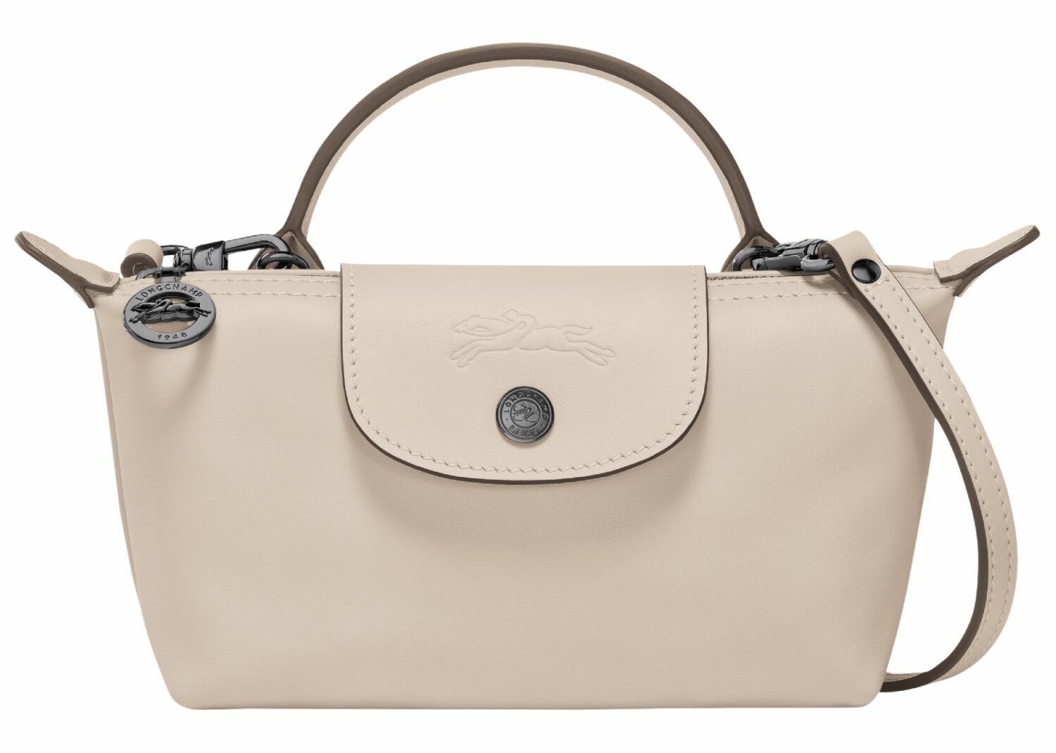 longchamp le pliage xtra xs pouch leather paper