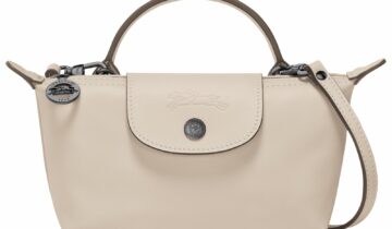 Longchamp Le Pliage Xtra XS Pouch Leather Paper