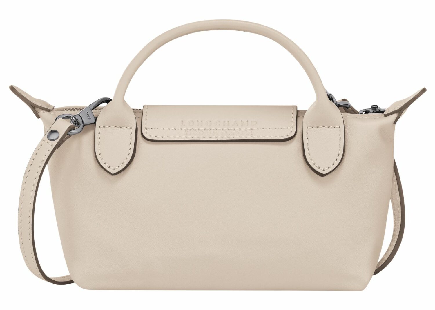 longchamp le pliage xtra xs pouch leather paper