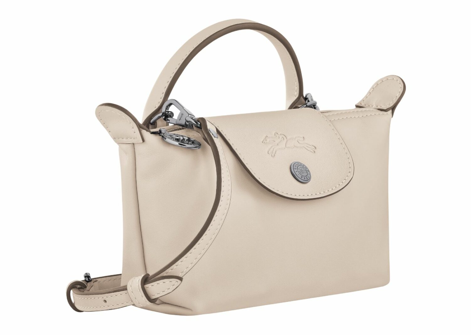 longchamp le pliage xtra xs pouch leather paper