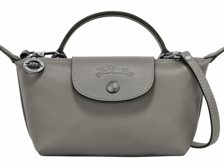 longchamp le pliage xtra xs pouch leather turtledove