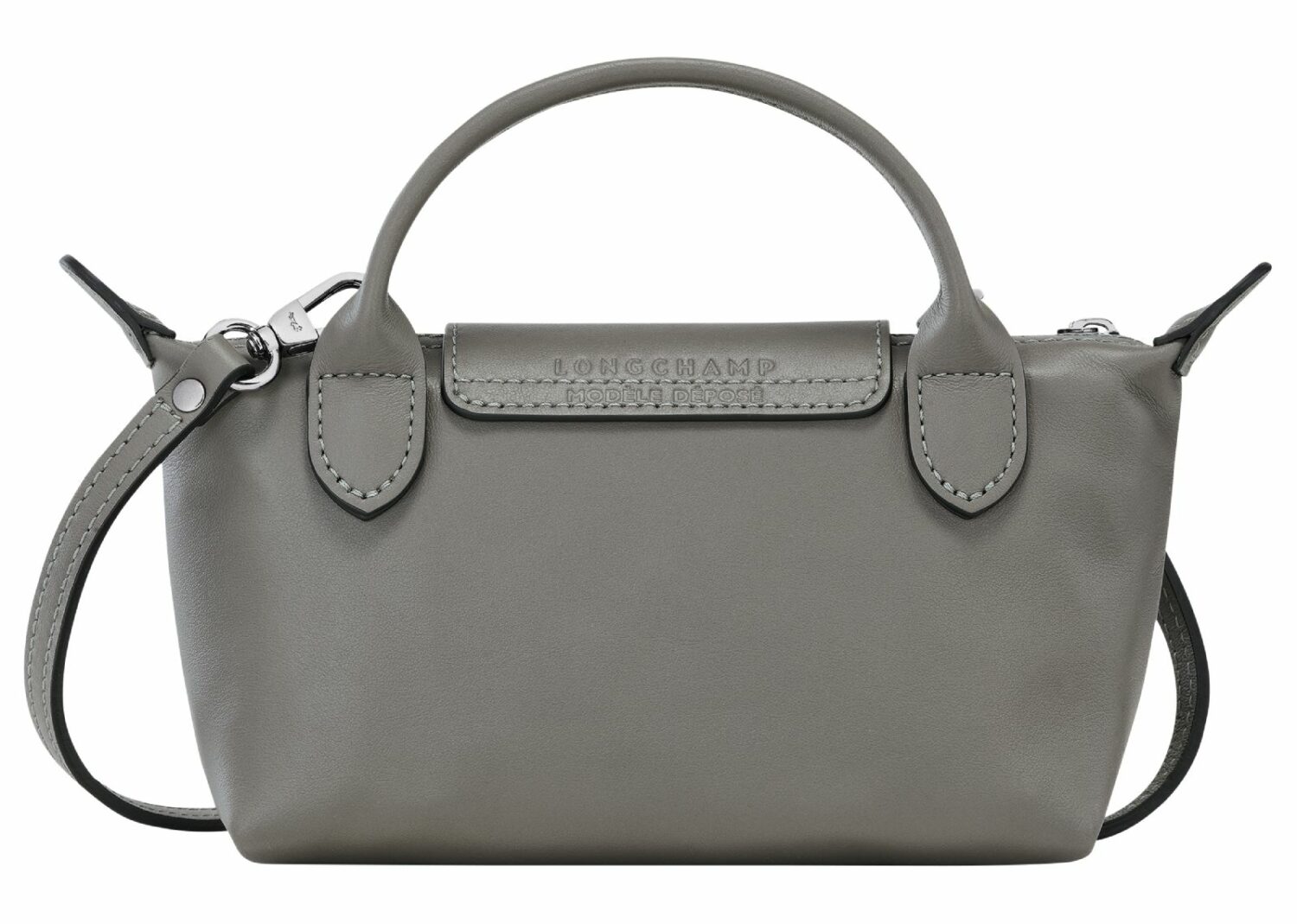 longchamp le pliage xtra xs pouch leather turtledove