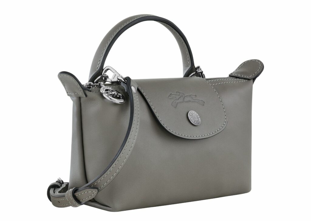 Longchamp Le Pliage Xtra XS Pouch Leather Turtledove - 34205987P55