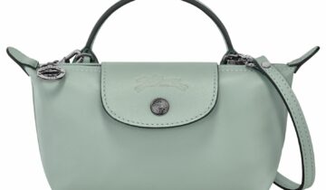 Longchamp Le Pliage Xtra XS Pouch Leather Vervain
