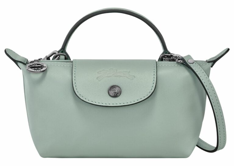 longchamp le pliage xtra xs pouch leather vervain