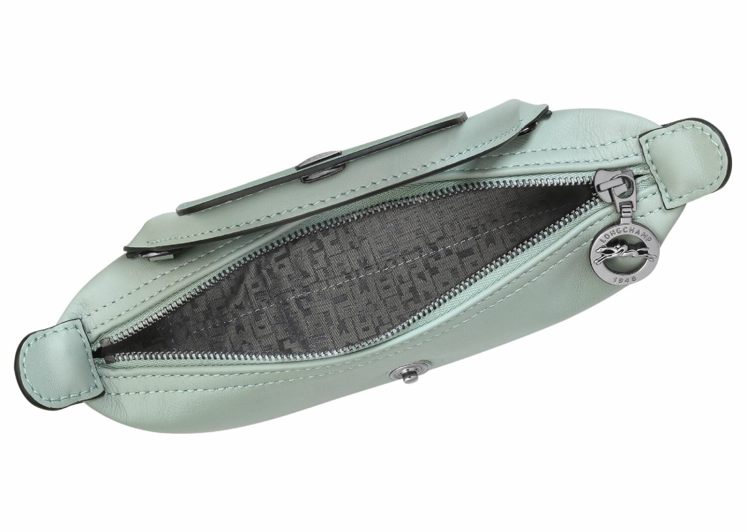longchamp le pliage xtra xs pouch leather vervain