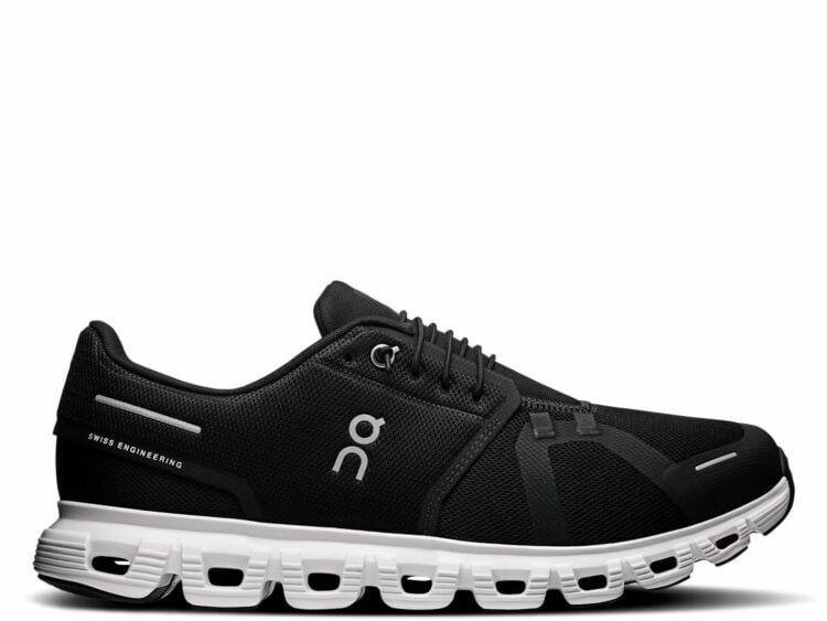on running cloud 6 black white