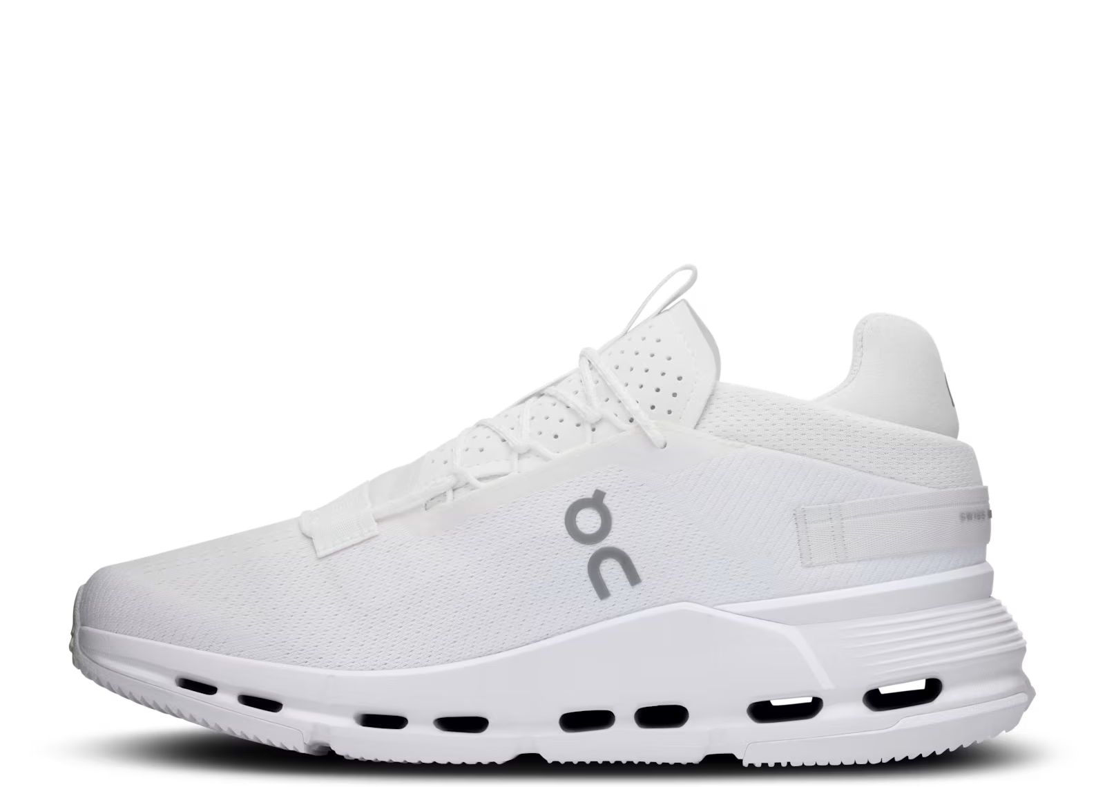 On Cloudnova 2 Men's Running/Casual Shoes – All White 3ME30210108, Low Top Mesh, Standard Width, New In Box