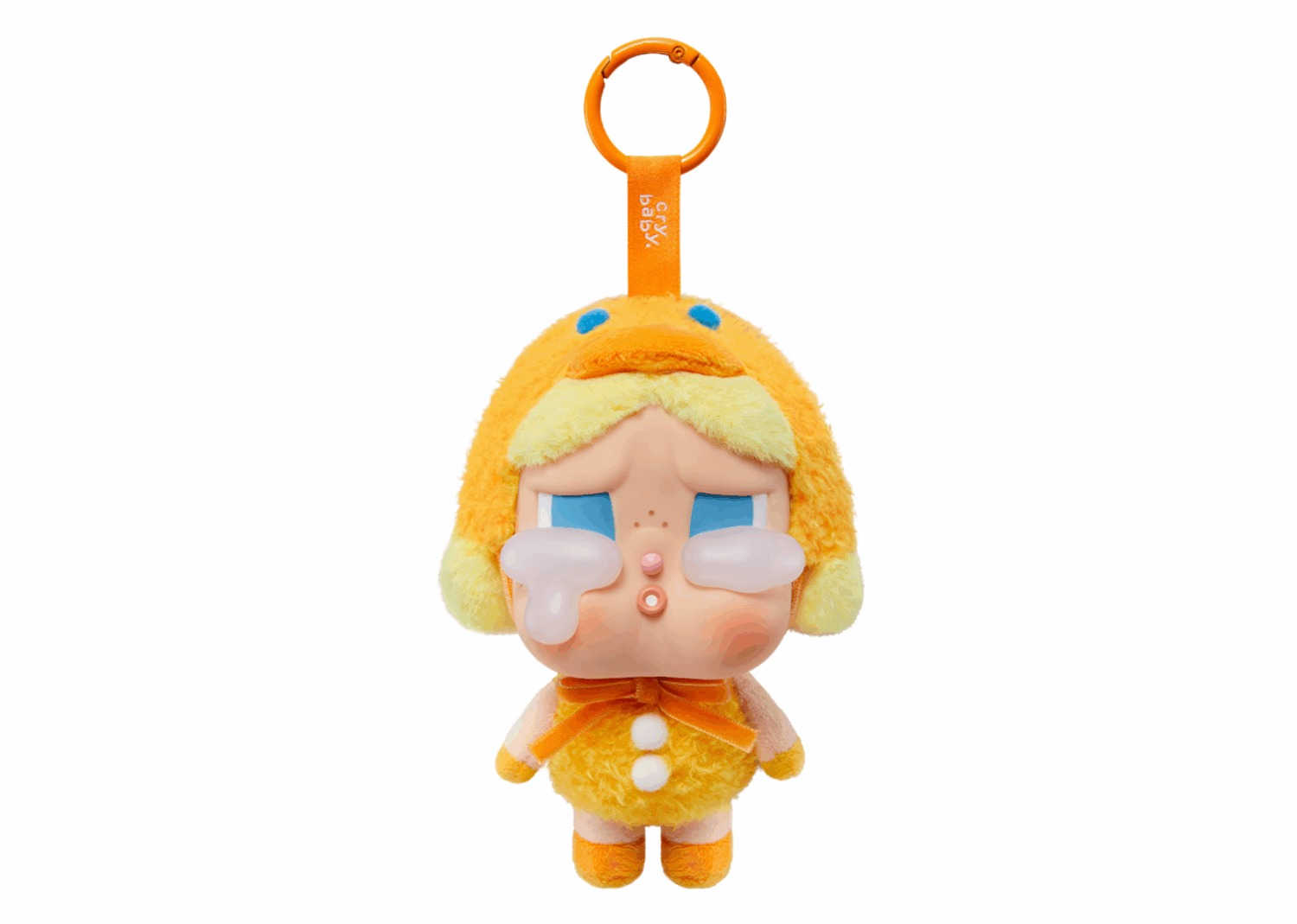pop mart crybaby crying again series duck you vinyl face plush