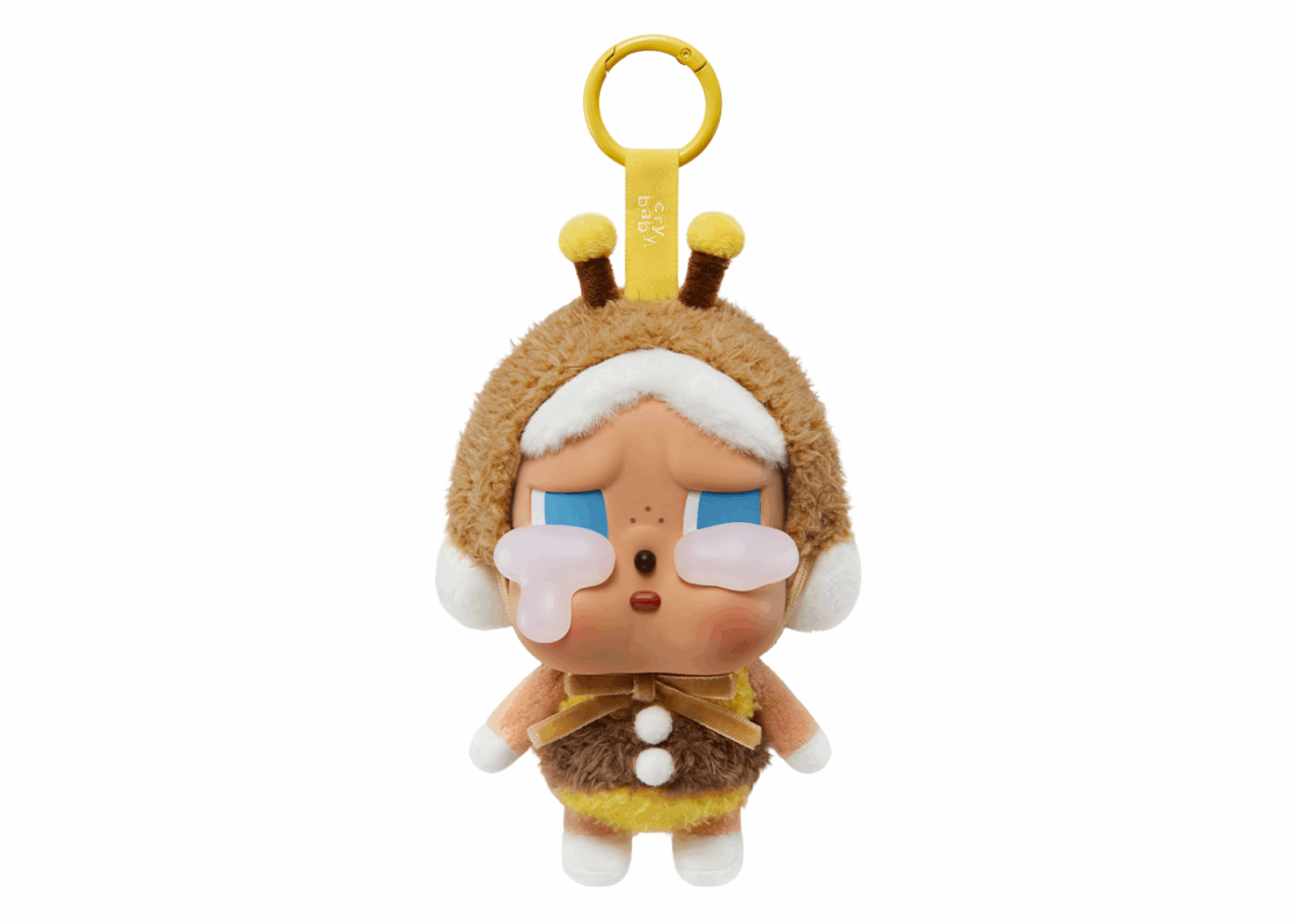 pop mart crybaby crying again series i'll bring you a flower vinyl face plush