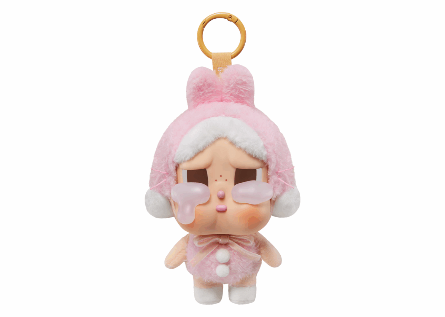 pop mart crybaby crying again series i'll give you all my love vinyl face plush