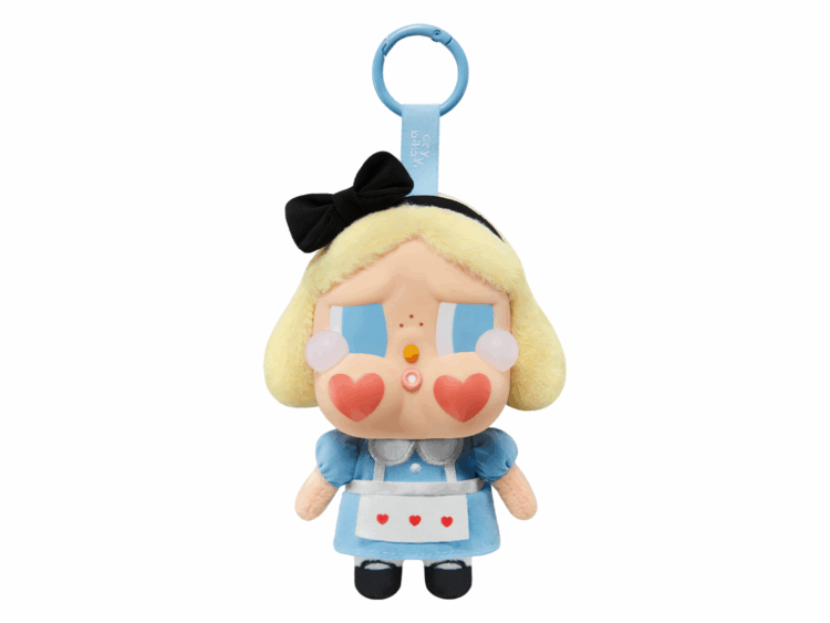 pop mart crybaby crying again series she's alice vinyl face plush