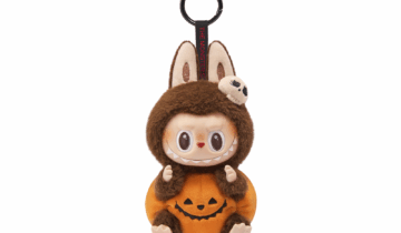 Pop Mart Labubu Happy Halloween Party Series-Sitting Pumpkin Vinyl Plush Pendant