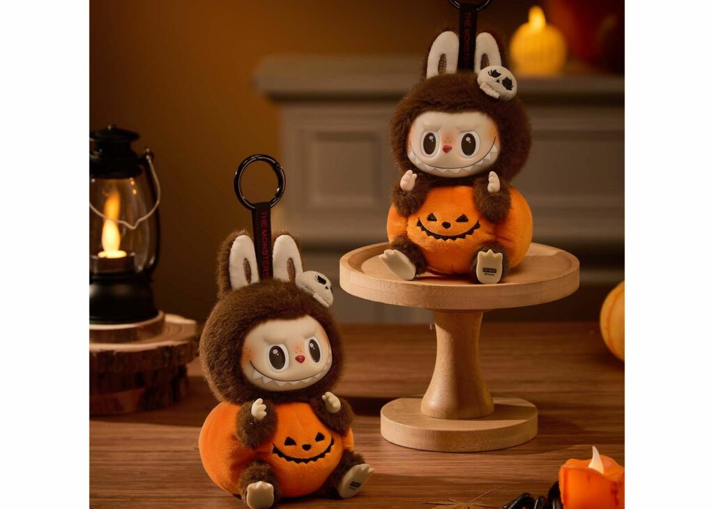 Pop Mart Labubu Happy Halloween Party Series-Sitting Pumpkin Vinyl