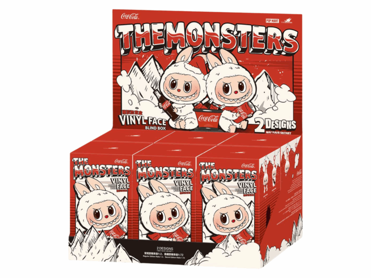 pop mart labubu the monsters coca cola series vinyl face sealed case (6 blind box)