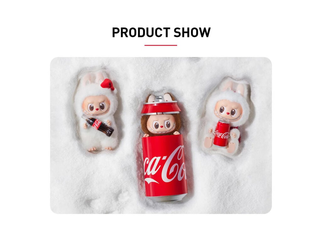 Pop Mart Labubu The Monsters Coca Cola Series Vinyl Face Single