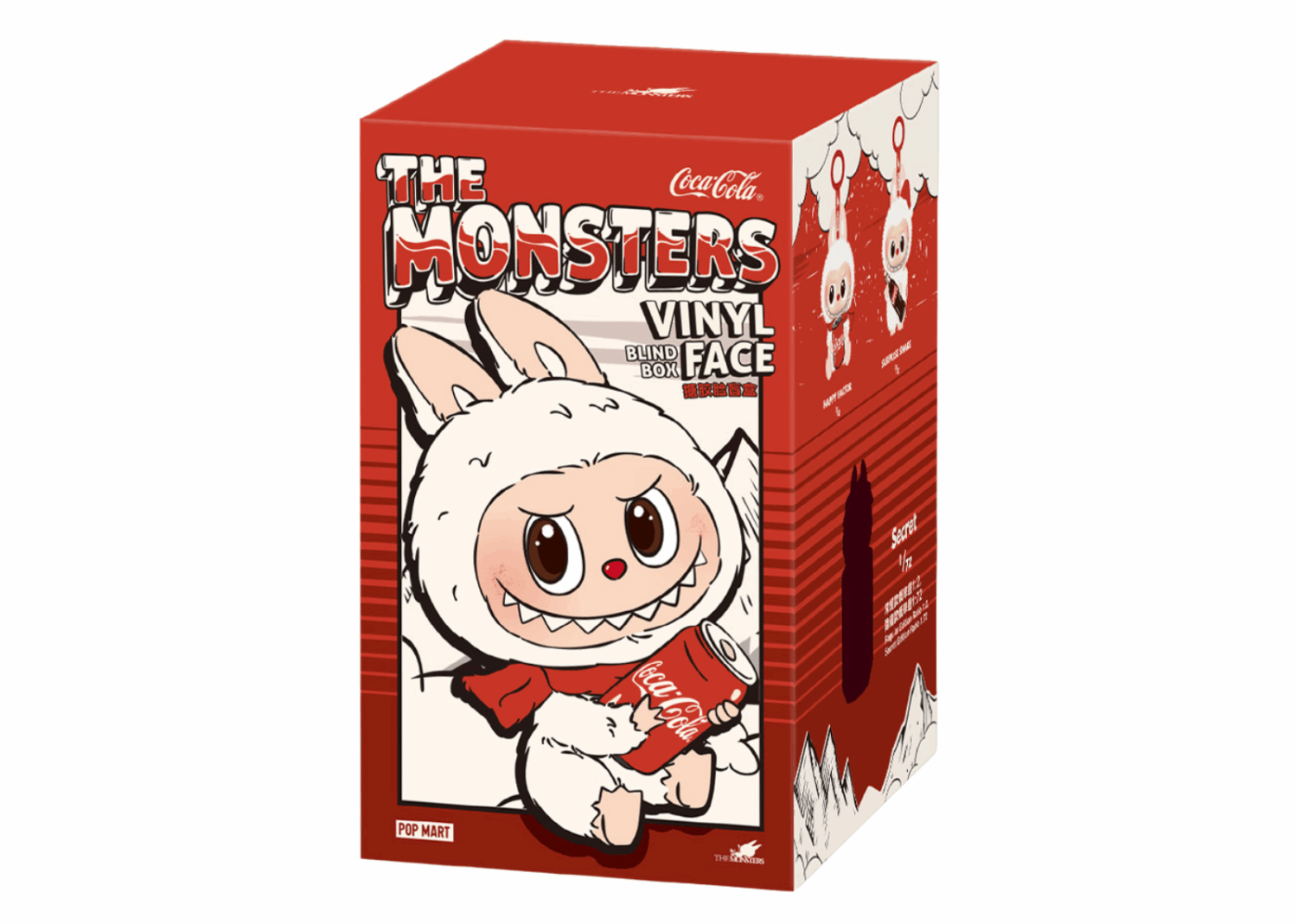 pop mart labubu the monsters coca cola series vinyl face single blind box