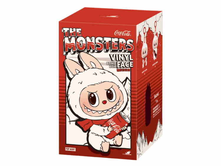 pop mart labubu the monsters coca cola series vinyl face single blind box