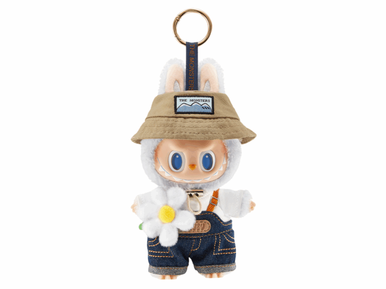 pop mart labubu the monsters fall in wild vinyl plush doll pendant keychain