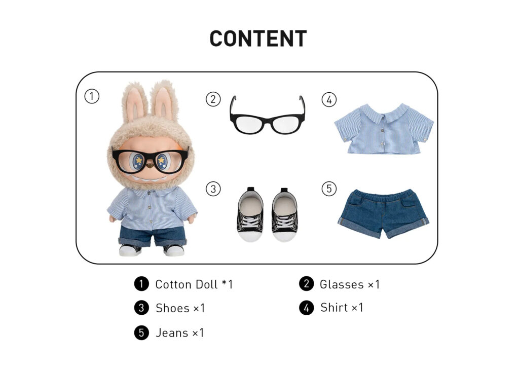 Pop Mart Labubu The Monsters Flip With Me Vinyl Plush Doll - PM