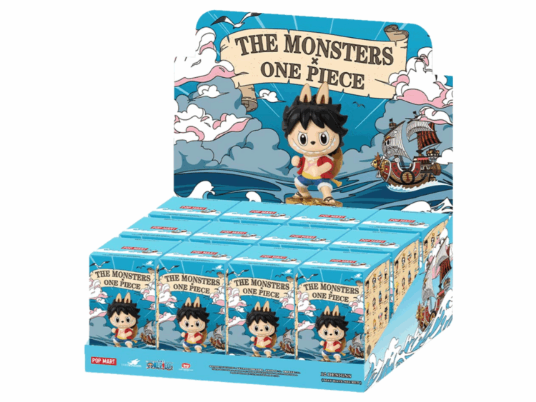 pop mart labubu the monsters x one piece series sealed case (12 blind boxes)