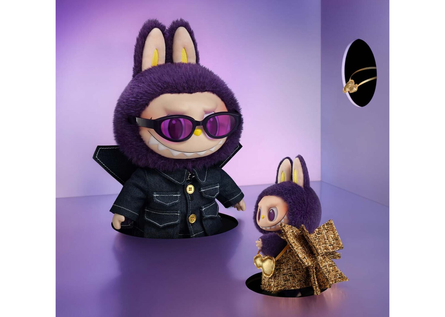 pop mart labubu x pronounce wings of fortune vinyl plush hanging card