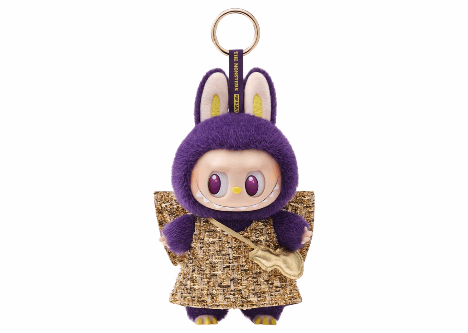 pop mart labubu x pronounce wings of fortune vinyl plush hanging card