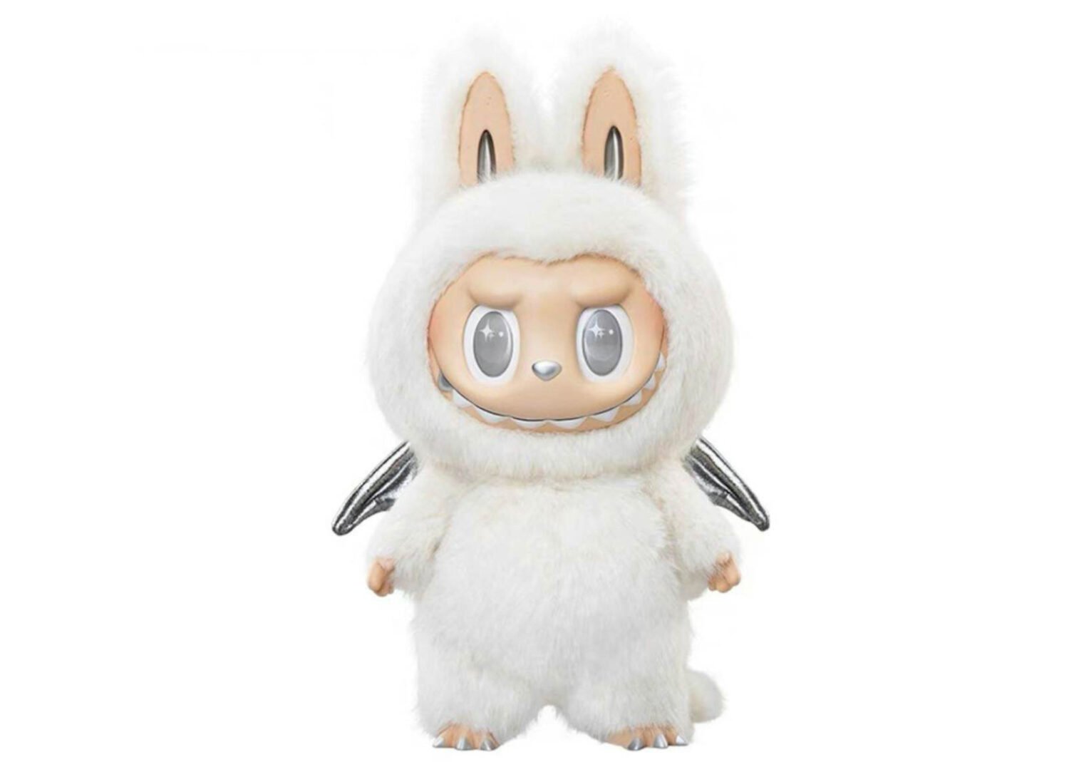 pop mart the monsters labubu zimomo angel in clouds figure + tote bag