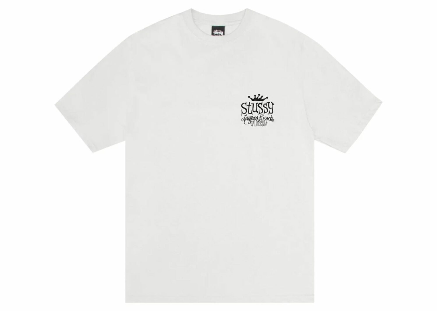 stüssy beach house tee pigment dyed natural