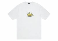 stüssy king crown tee white