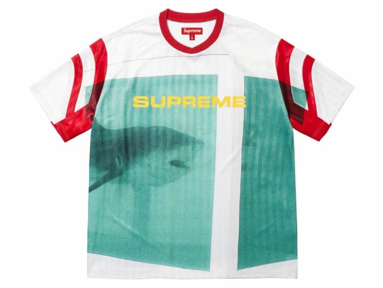 supreme damien hirst soccer jersey white
