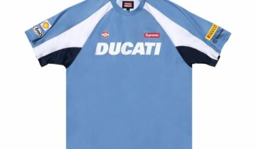 Supreme Ducati Soccer Jersey Blue