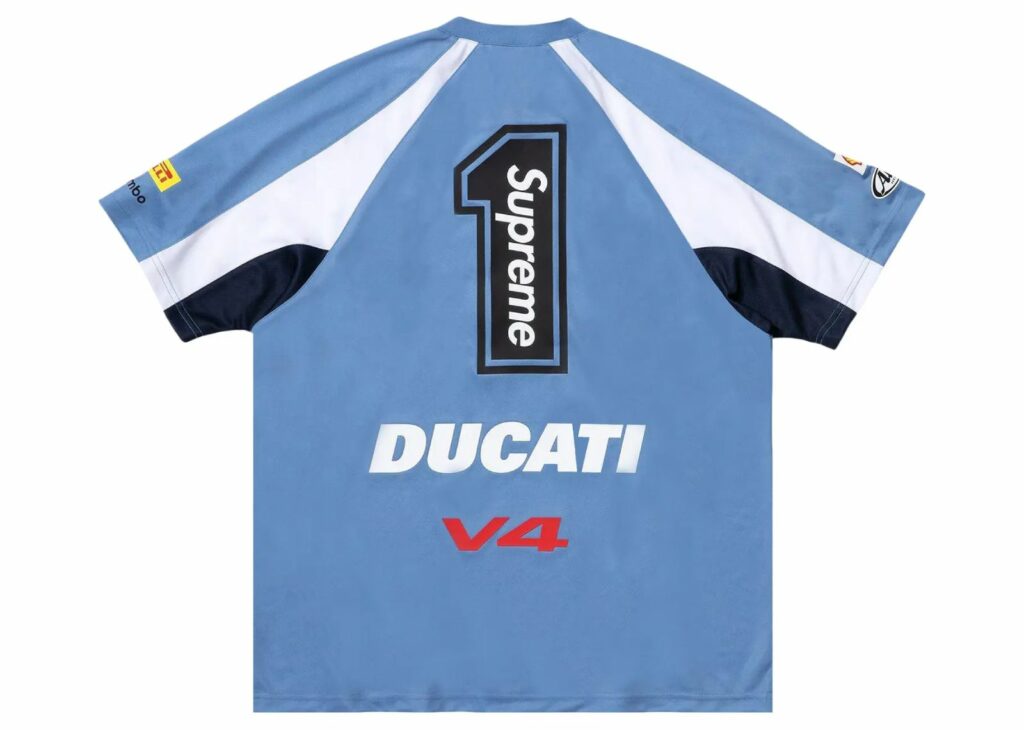 Supreme Ducati Soccer Jersey Blue - SS24KN47-BLUE | Sneaker Baker