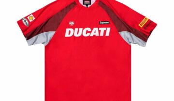 Supreme Ducati Soccer Jersey Red