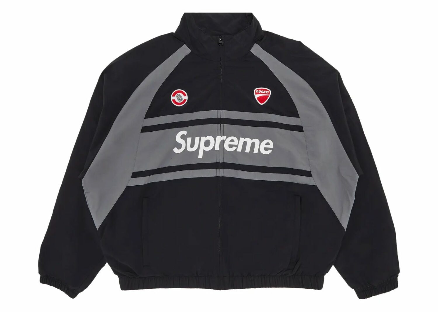 supreme ducati track jacket black