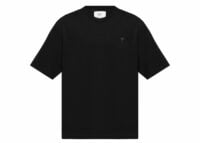 ami paris ami de coeur crew neck t shirt black