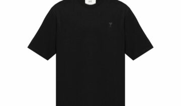 Ami Paris Ami De Coeur Crew Neck T-Shirt Black