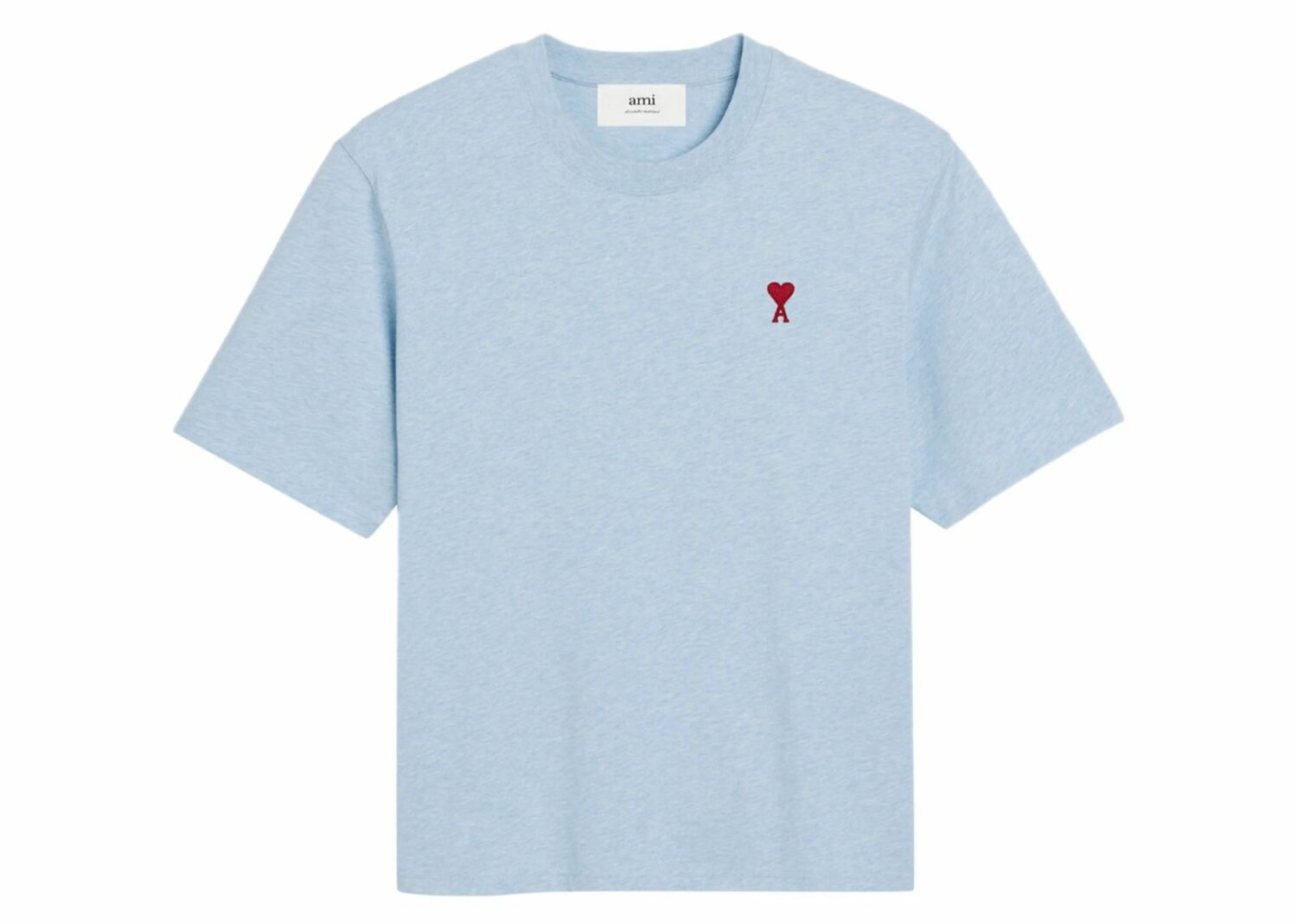ami paris ami de coeur t shirt light blue