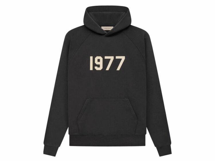 fear of god essentials 1977 hoodie iron