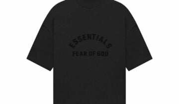 Fear of God Essentials Arch Logo Tee Jet Black