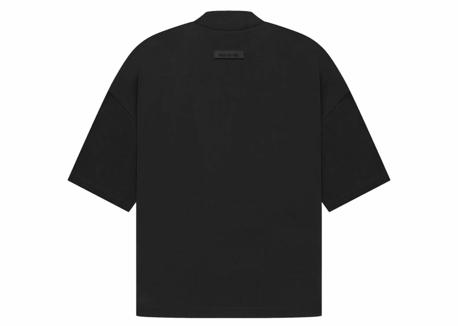 fear of god essentials arch logo tee jet black2