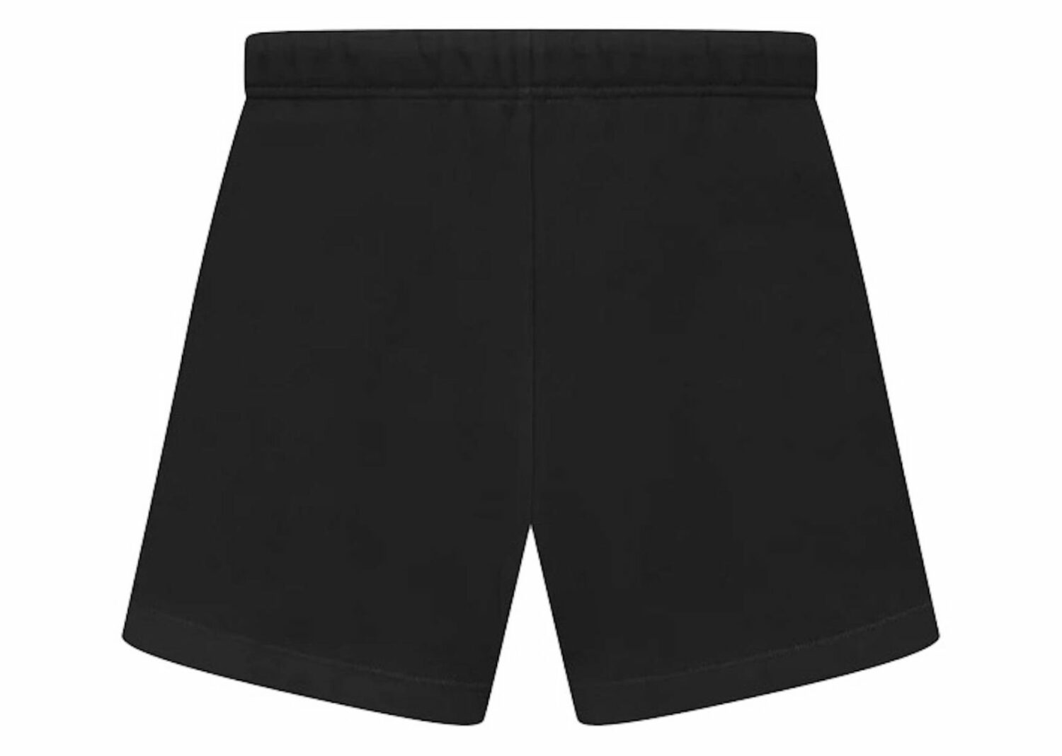fear of god essentials cream drawstring sweatshort jet black2