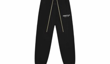 Fear of God Essentials Fleece Essential Sweatpant (FW24) Black