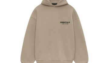 Fear of God Essentials Fleece Hoodie Desert Sand