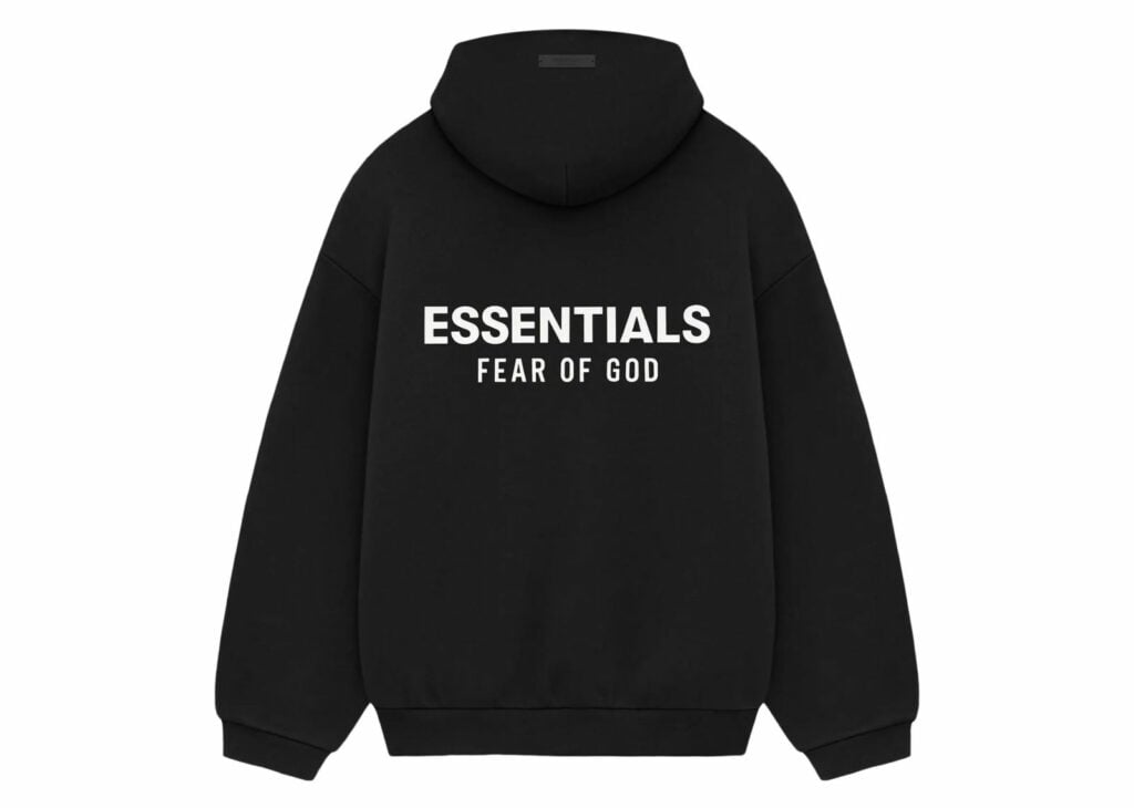 Fear of God Essentials Fleece Hoodie (FW24) Black - 192HO246250F